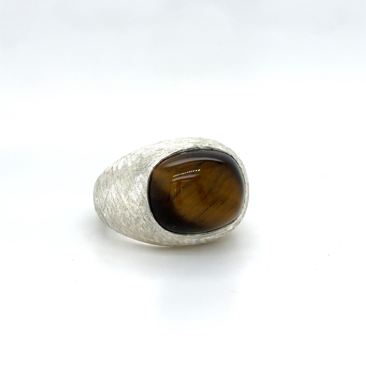 Tiger's Eye Signet Ring