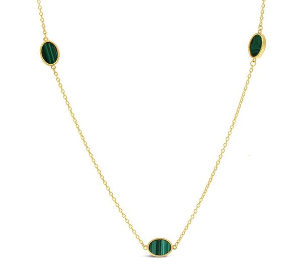 Malachite Oval Necklace