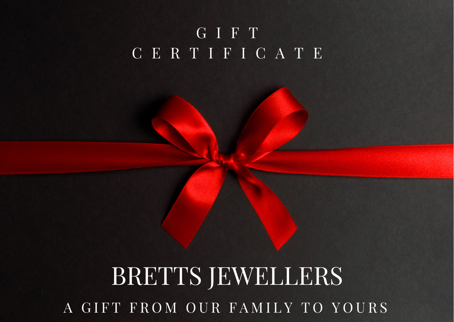 Brett's Jewellers Gift Card