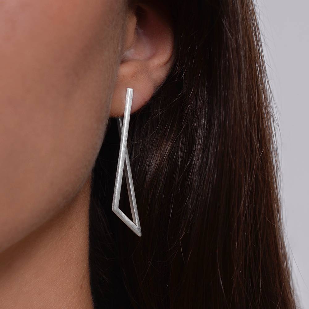 Tribute long twist earrings