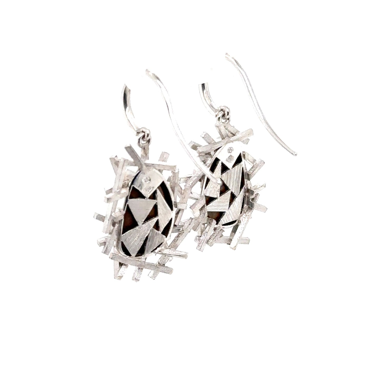 Opal & Diamond Earrings