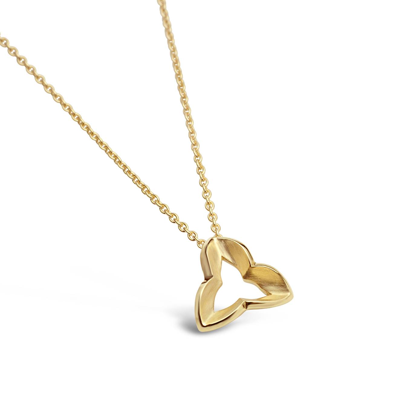 Wild Iris 18ct Yellow Gold Necklace #4 - Bretts Jewellers
