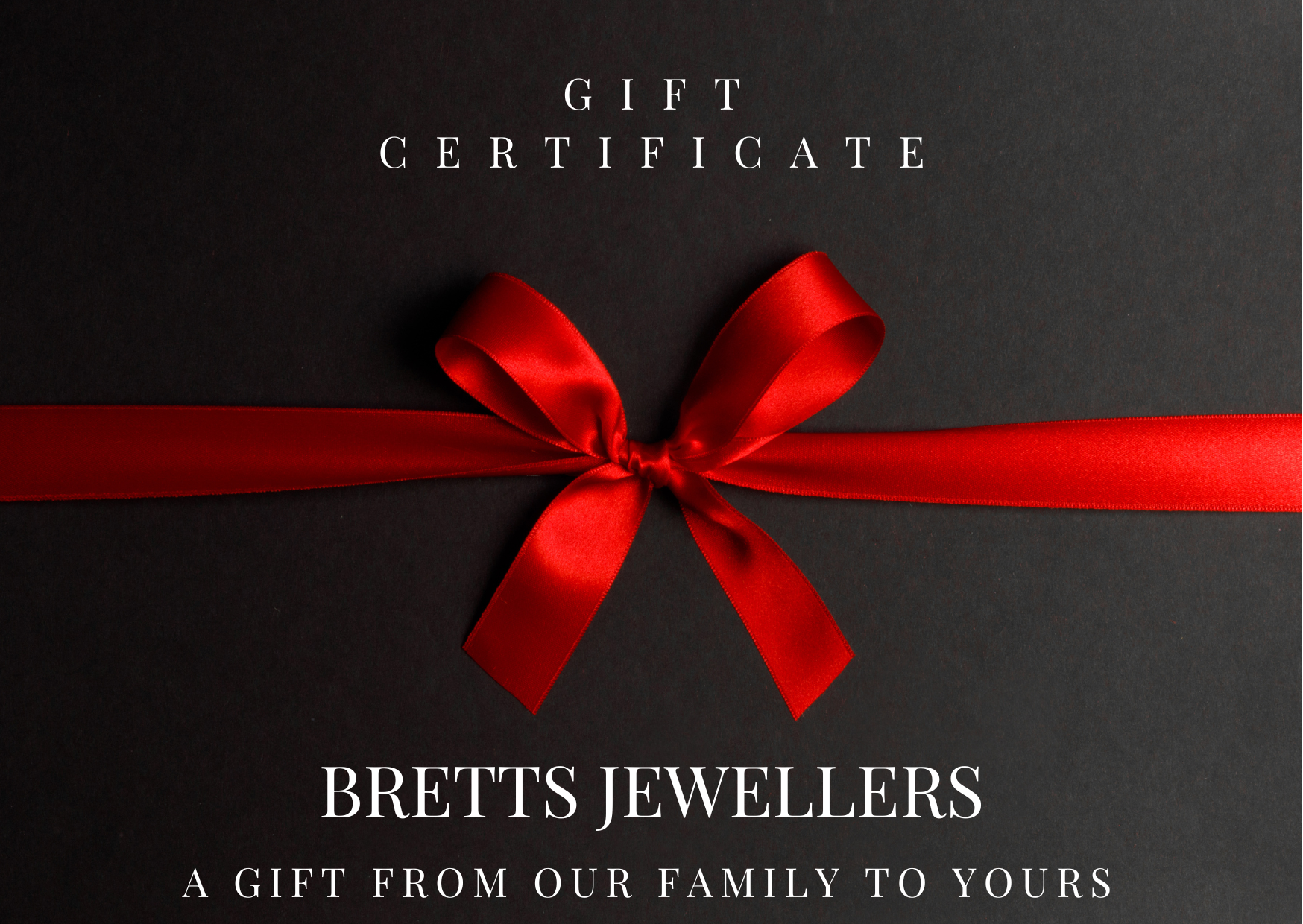 Brett's Jewellers Gift Card