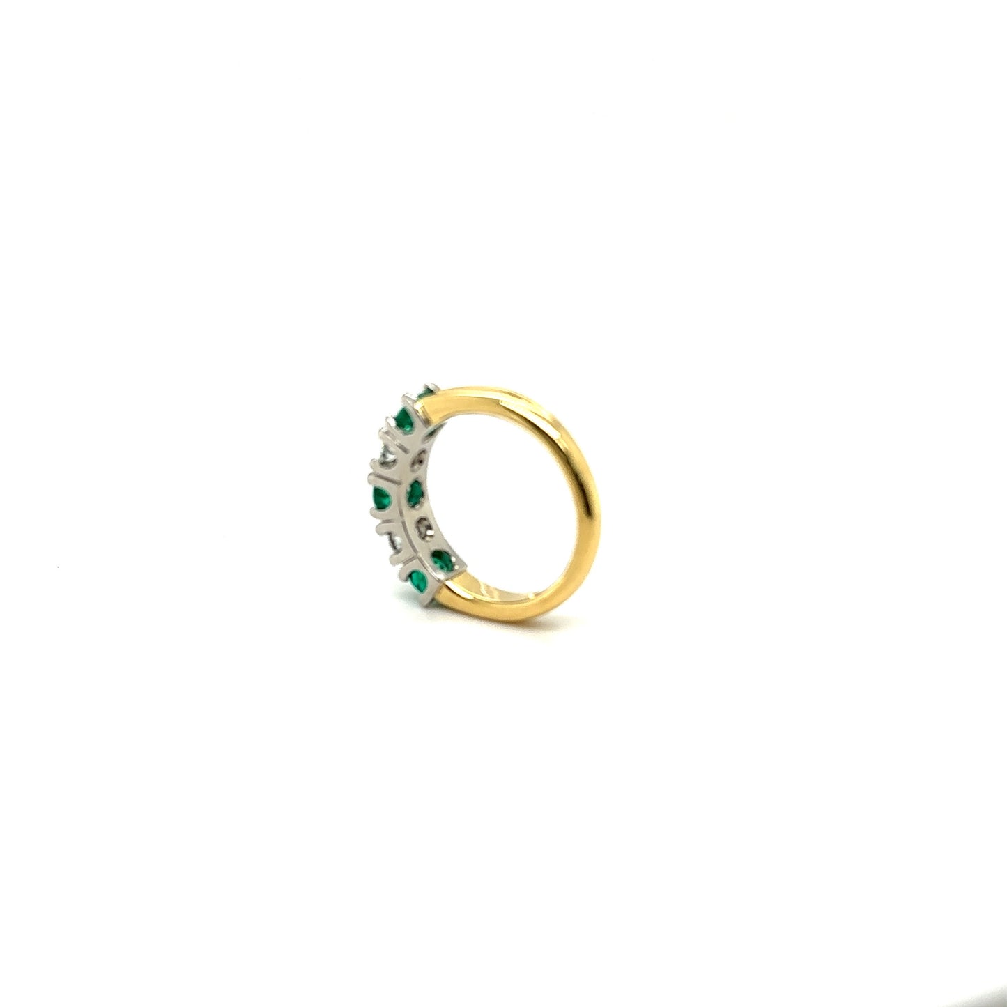 Emerald and Diamond Eternity Ring