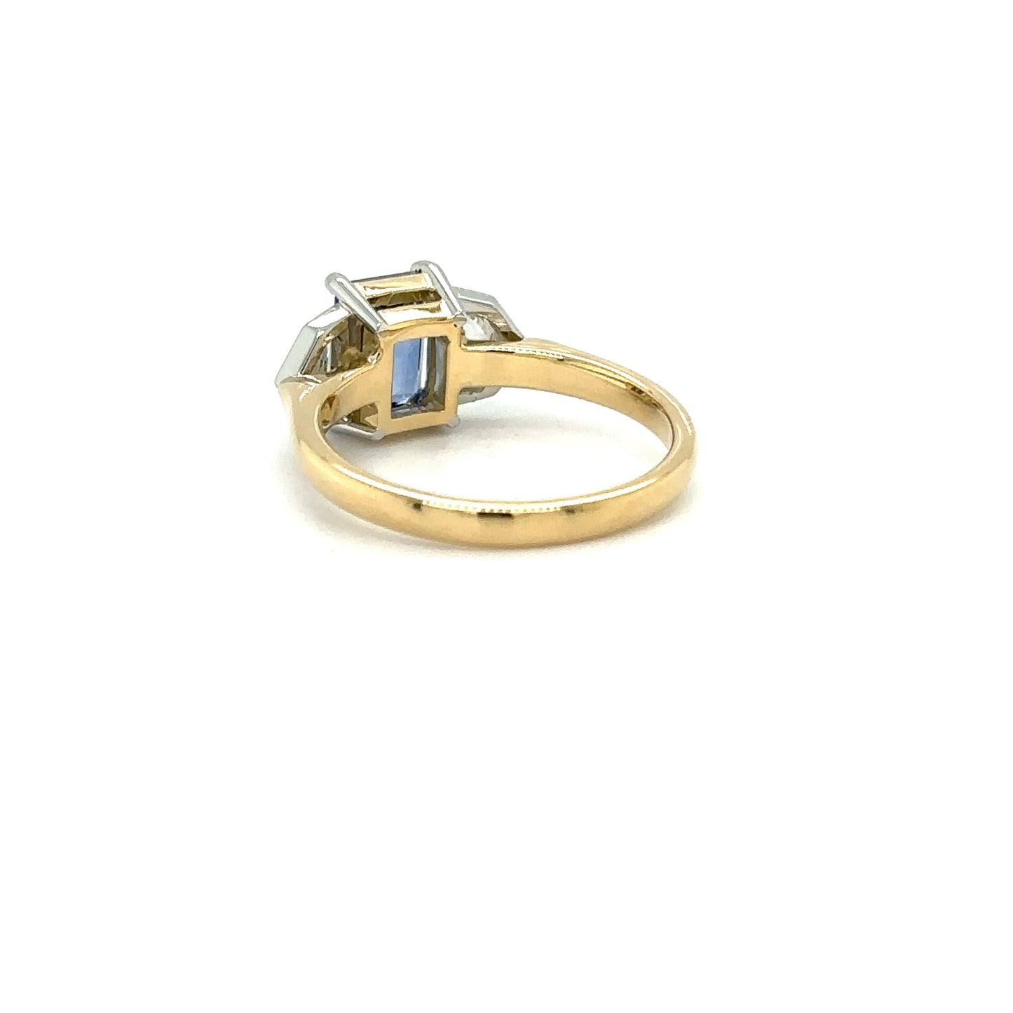 Sapphire and Diamond Anniversary Ring