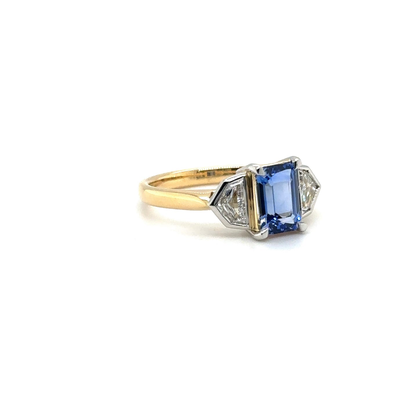 Sapphire and Diamond Anniversary Ring