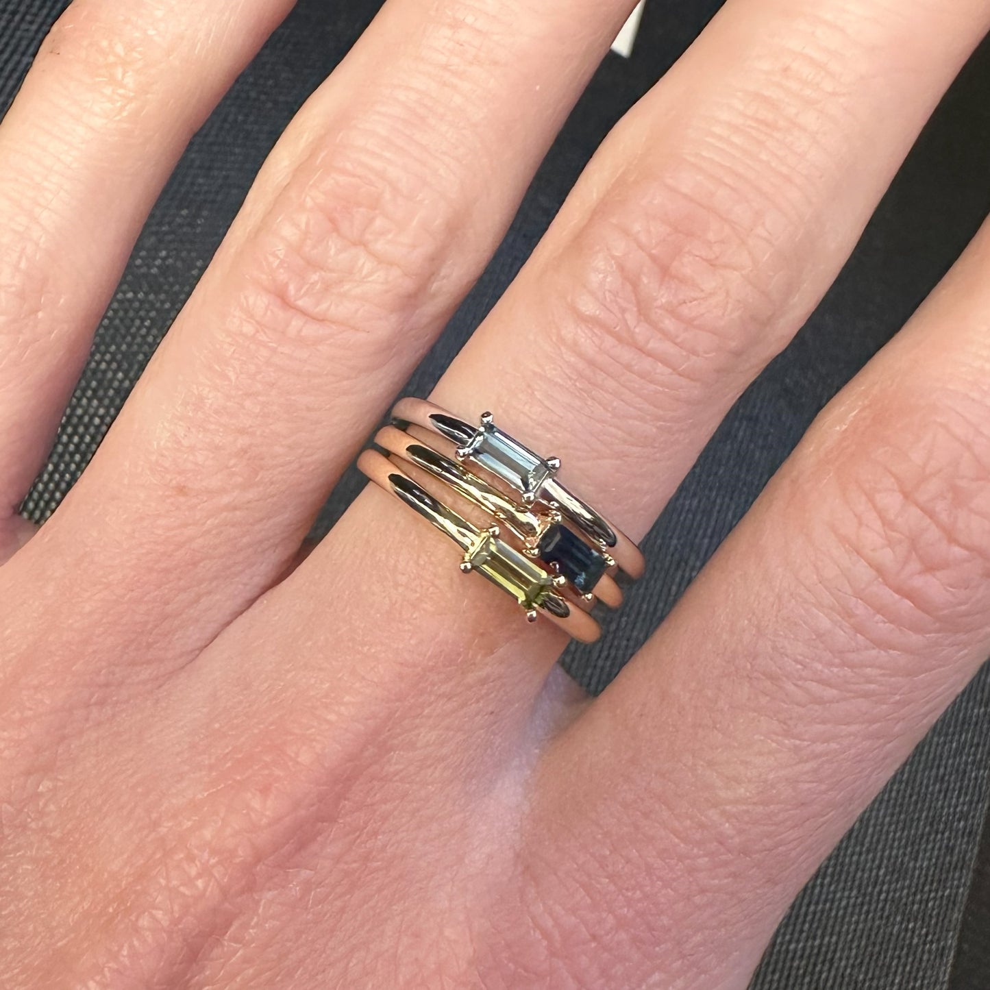 Australian Sapphire Stacker Ring