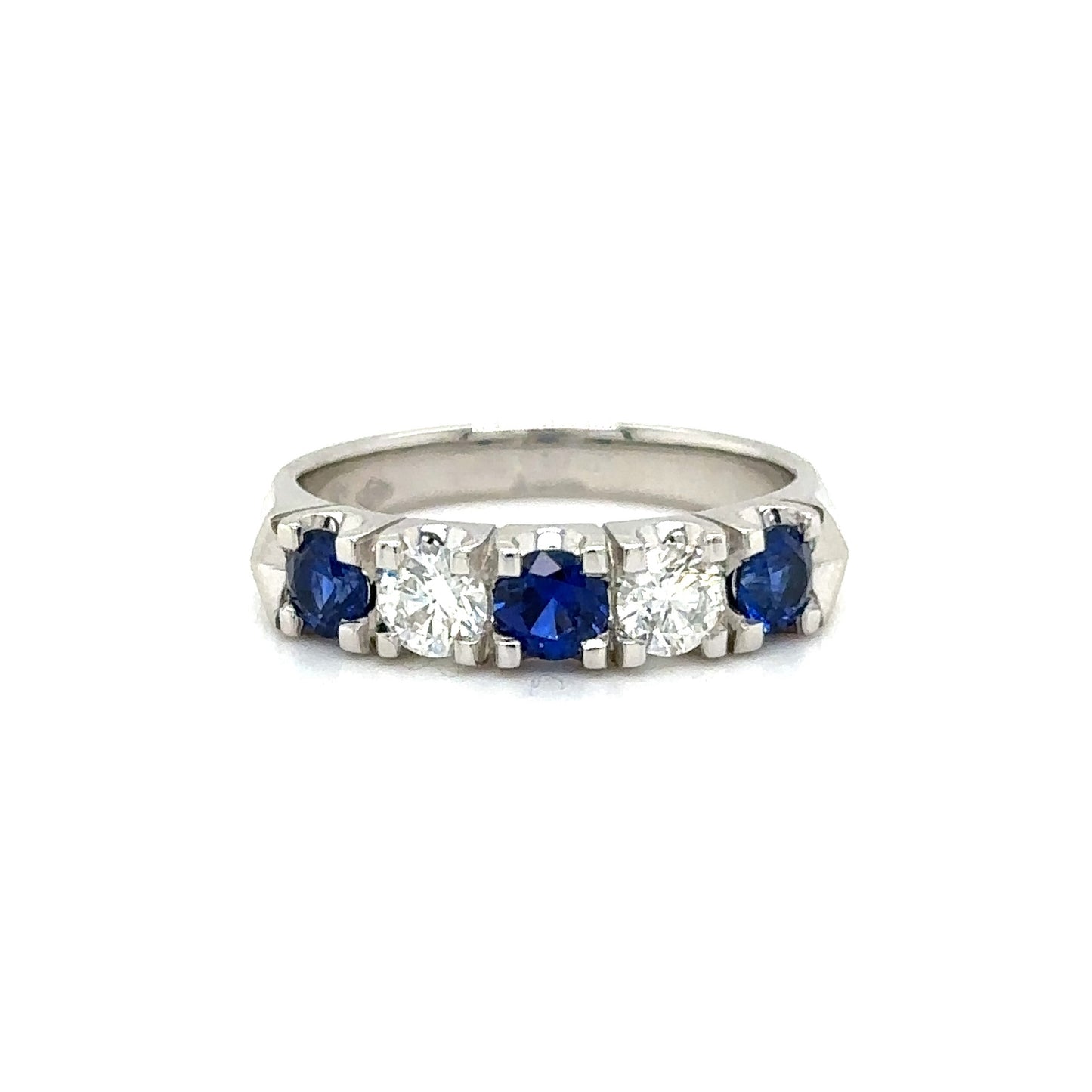 Sapphire & Diamond Eternity Ring