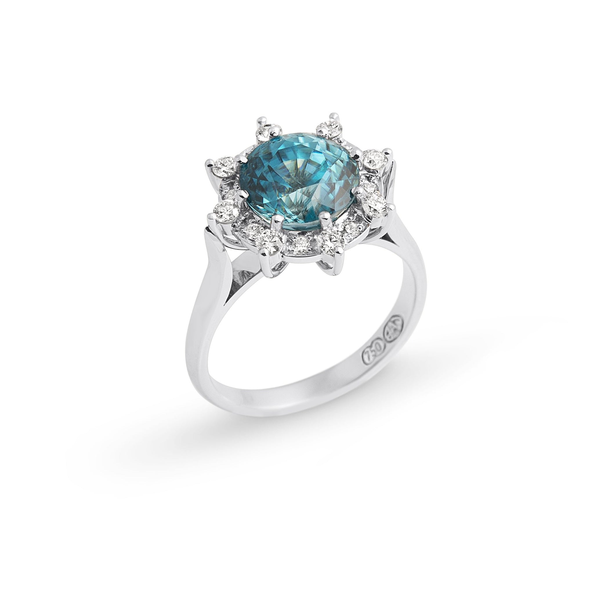 Zircon & Diamond Ring - Bretts Jewellers
