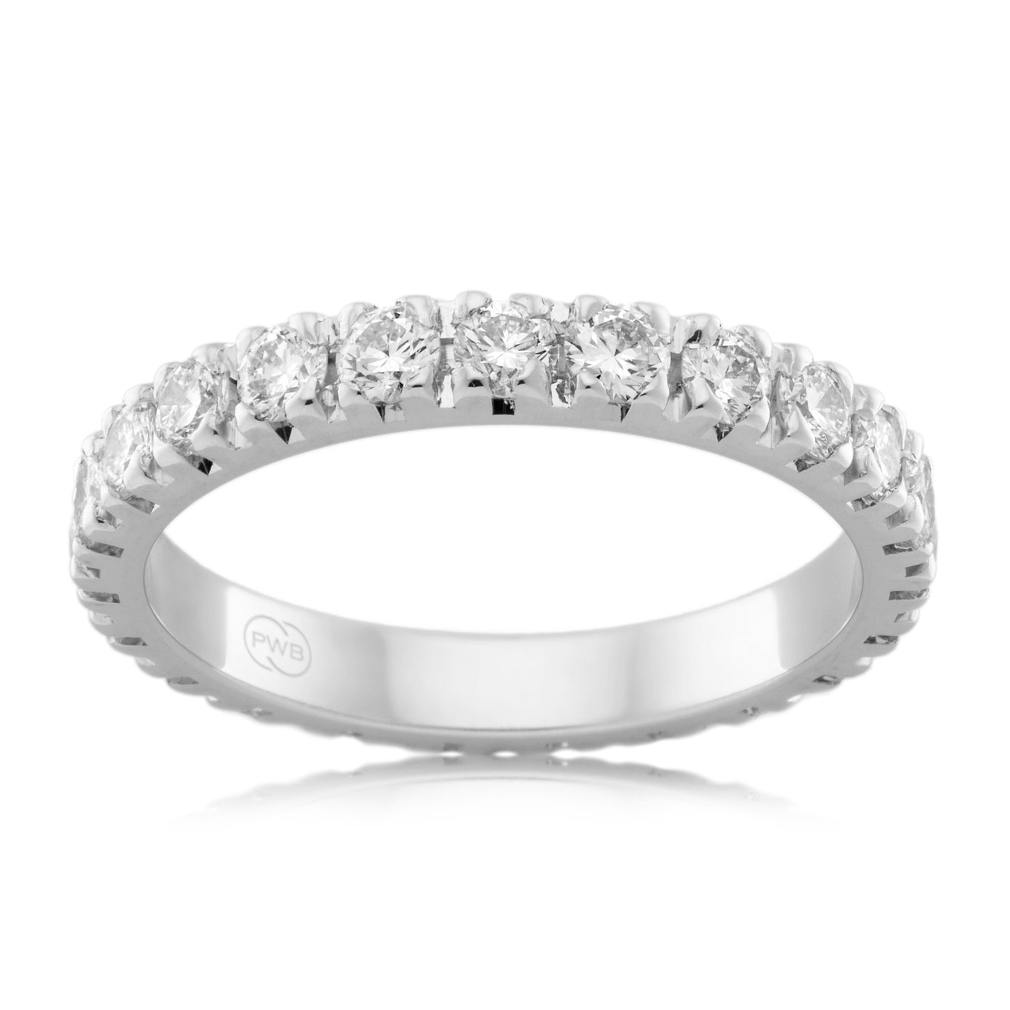 Platinum Micro Claw Diamond ring - Bretts Jewellers